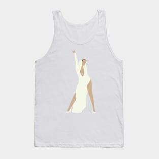 Kylie Minogue White Dress Can't Get You Out Of My Head Tank Top